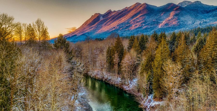 Mt. Higgins & the Stilly River, photo by Charlie Duncan  Photography