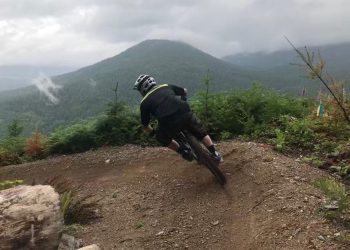 Bicycling the North Mountain Trail System, photo EMTB