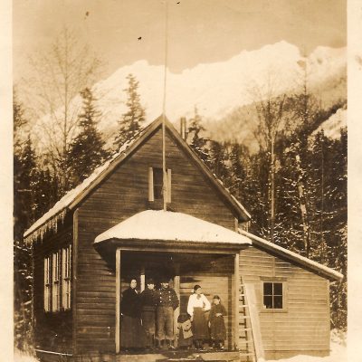 The Bedal Schoolhouse, (circa) 1910 - From the photo collection of Edith Bedal and Jean Bedal Fish