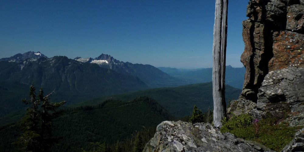 Whitehorse Mountain from White Chuck Ridge, photo by Nels Rasmussen