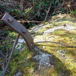 Anchor at French Point, photo by Martha Rasmussen