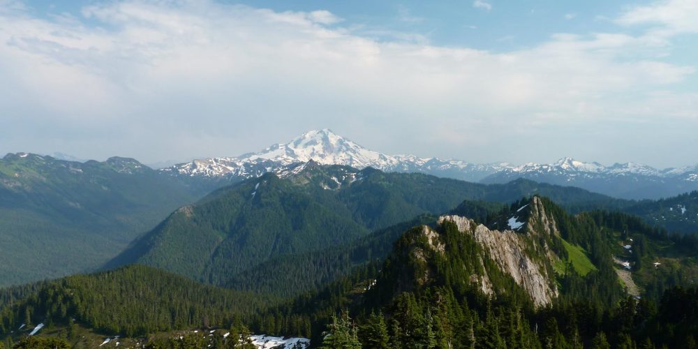 Glacier Peak from Circle Peak, photo by Nels Rasmussen