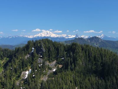 Glacier Peak from Gee Point, photo by Aaron Young