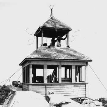 Mount Pilchuck Fire Lookout as a D-6 Cupola Cabin, photo USFS