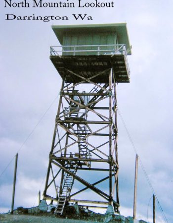 North Mountain Fire Lookout 1966, photo Richard Albright - First Lookout