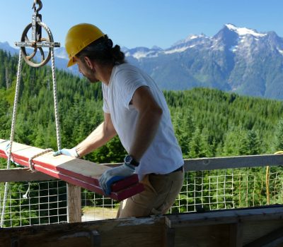 Restoring North Mountain Fire Lookout, photo by Rick Knight