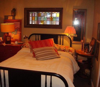 Ellerie's River Cottage  bedroom suite, photo by Martha Rasmussen