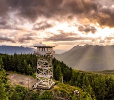 North Mountain Lookout, photo by Chris Neibauer